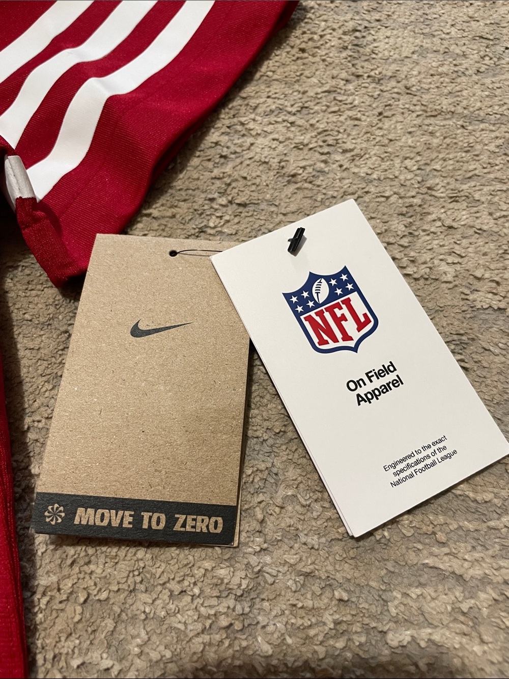 WOW! NWTs Authentic Nike Women’s San Francisco 49ers #23 Red Football Jersey - Picture 3 of 12
